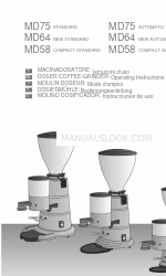 Gaggia MD 58 compact Manual de Instruções