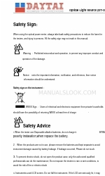 DAYTAI DT-OLS-116 Gebruikershandleiding