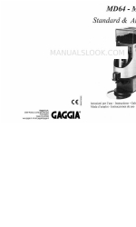 Gaggia MD64 -  2 マニュアル