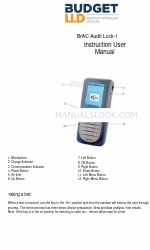 Ignition Interlock Devices BrAC Audit Lock-1 지침 및 사용 설명서