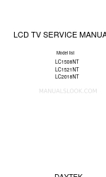 DAYTEK LC1521NT Service-Handbuch