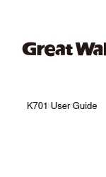 Great Wall K701 Gebruikershandleiding