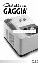 Gaggia Gelatiera (anglais) Installation