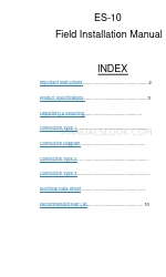 Celec ES-10 Manuale di installazione sul campo