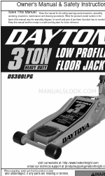 Daytona 64784 Owner's Manual & Safety Instructions