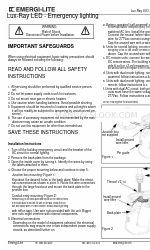 Emergi-Lite Lux-Ray LED Manual