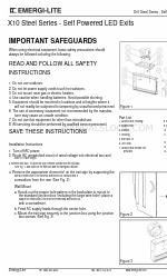 Emergi-Lite X10 Steel Series Посібник