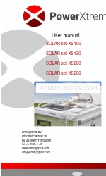 EmergoPlus PowerXtreme SOLAR set XS100 Gebruikershandleiding