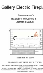 GreatCo GBI-41 Instrucciones de instalación y manual de instrucciones para el propietario de la vivienda