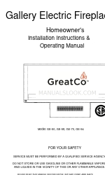 GreatCo GE-58 Installation Instructions & Operating Manual