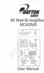 DaytonAudio MCA3545 Benutzerhandbuch