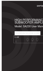 DaytonAudio SA230 Benutzerhandbuch