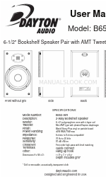 DaytonAudio B652-AIR Manual do utilizador