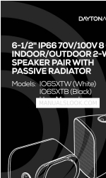 DaytonAudio I065XTW User Manual