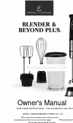 Emeril Lagasse Blender & Beyond Plus HB2248 Kullanıcı El Kitabı