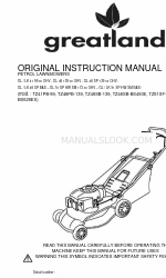 GREATLAND GL 41 99 cc OHV Оригинальное руководство по эксплуатации