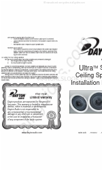 DaytonAudio Ultra Series Kurulum Kılavuzu