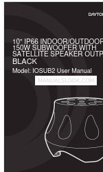 DaytonAudio IOSUB2 Benutzerhandbuch