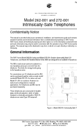 GAI-Tronics 262-001 Руководство по эксплуатации