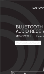 DaytonAudio BTR01 Manual do utilizador