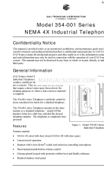 GAI-Tronics 354-001 series Benutzerhandbuch