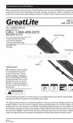 GreatLite Tactical E66 Manual de instruções e de peças