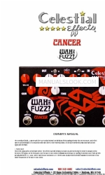 Celestial Effects Cancer Wah the Fuzz Panduan Pemilik