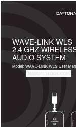 DaytonAudio WAVE-LINK WLS Manual do utilizador