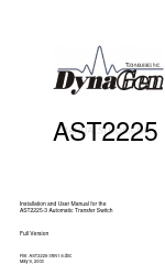 DynaGen AST2225 Manuale d'installazione e d'uso