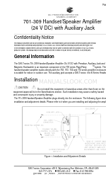 GAI-Tronics 701-304 Quick Manual