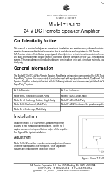 GAI-Tronics 713-102 Instruction Manual