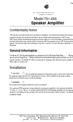 GAI-Tronics 751-005 Manuale rapido