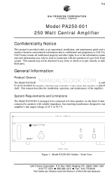 GAI-Tronics PA250-001 Manual