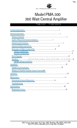 GAI-Tronics PMA-300 Manual