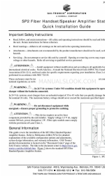 GAI-Tronics SP2 Quick Installation Manual