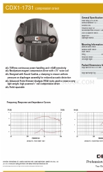 Celestion CDX1-1731 Spezifikationen
