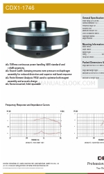 Celestion CDX1-1746 Teknik Özellikler