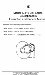 GAI-Tronics 13310-311 Manual de instrucciones y servicio