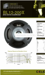 Celestion Green Label Series BL12-200X Specifications