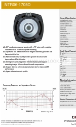 Celestion NTR Range NTR06-1705D Teknik Özellikler