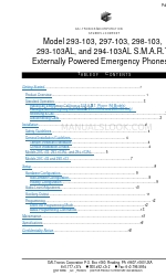 GAI-Tronics 293-103 Manual