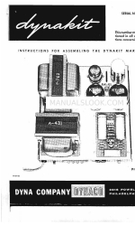 Dynakit MARK III Instructions d'assemblage