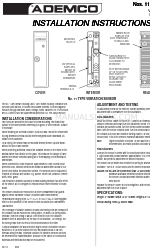 ADEMCO 11WH Instruções de instalação