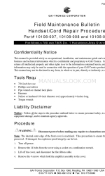 GAI-Tronics 10108-008 Repair Procedure