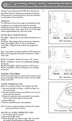 Automatic Technology SecuraCode CRX-2 Instructions