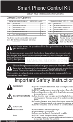 Automatic Technology Smart Phone Control Kit 설치 지침