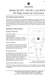 GAI-Tronics GC-AC1 Manuel