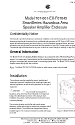 GAI-Tronics 707-001-EX Maintenance Manual