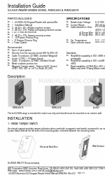 HID iCLASS bio500 Manual de instalação