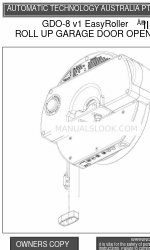 Automatic Technology Australia GDO-8 v1 EasyRoller II 取付説明書